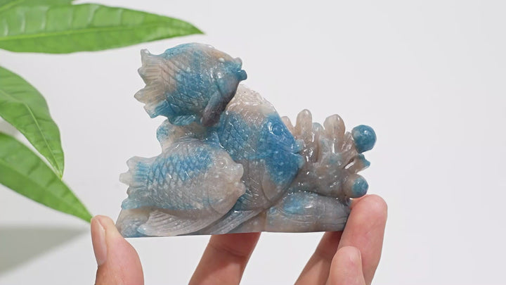 Unique,A Slightly Imperfect Natural Crystal Trolleite Underwater World Carving