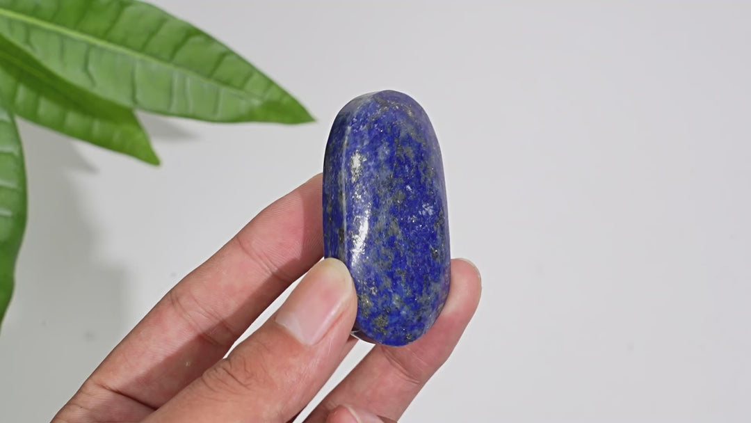 Natural Crystal Lapis Lazuli Palm Stone