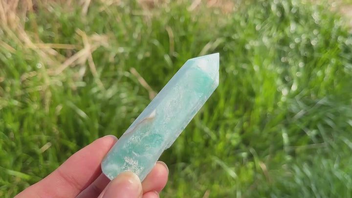Natural Crystal Hemimorphite Point