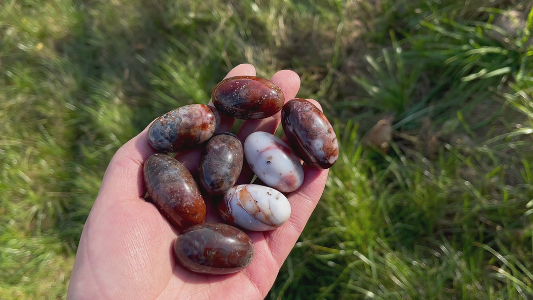 Natural Ocean Jasper Tumbled Stones