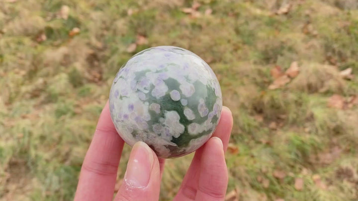 Natural Crystal Light-color Atlantisite Sphere