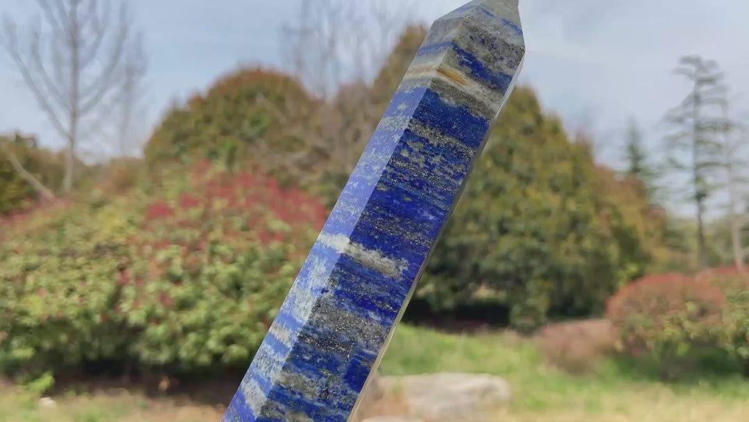Unique,Natural Crystal Lapis Lazuli Point