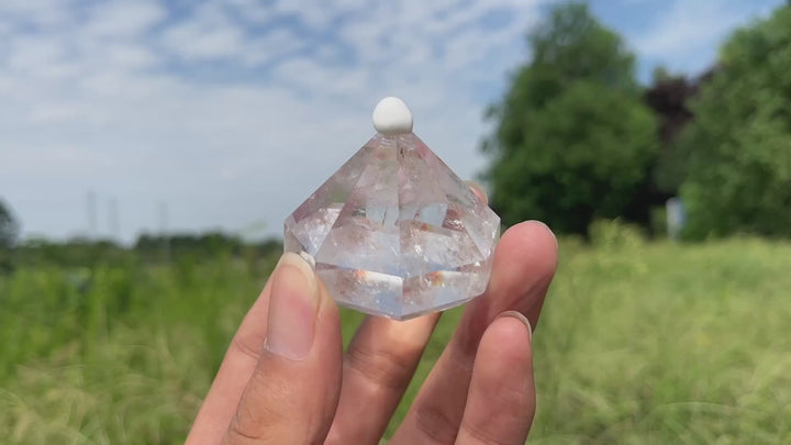 Natural Crystal Clear Quartz Diamond