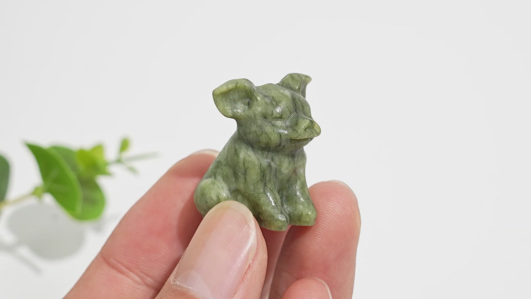 Natural Crystal Mixed Material Sleeping Pig