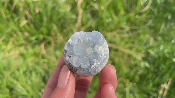 Natural Celestite Egg