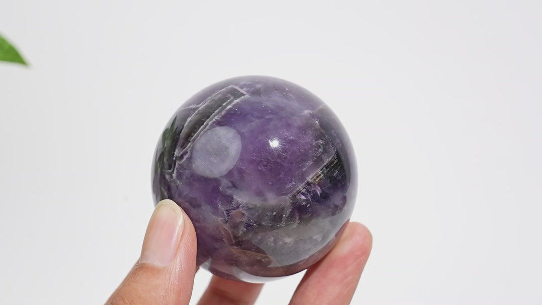 Natural Crystal Exquisite Dream Amethyst Sphere