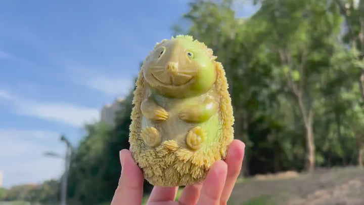 Natural Crystal Serpentine Hedgehog