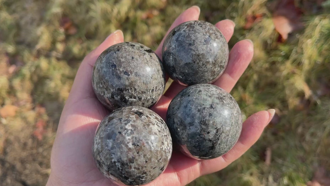 Natural Crystal Yooperlite Sphere