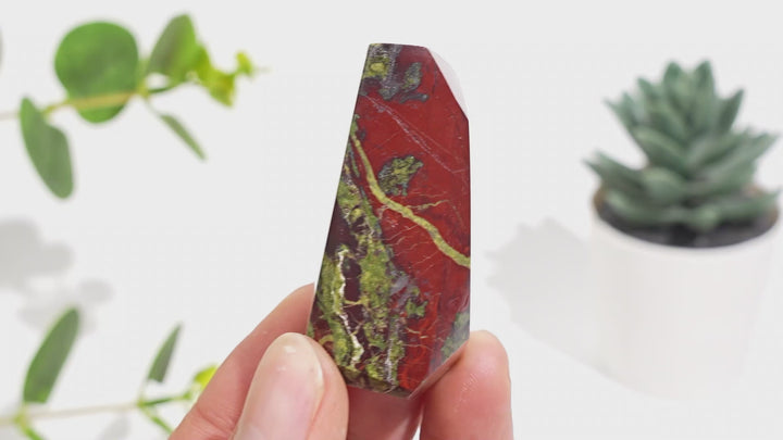 Natural Crystal Dragon Blood Stone Freeform