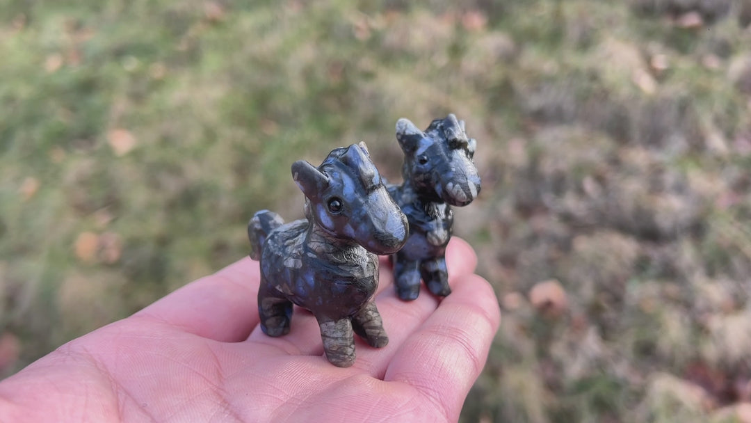 Natural Carving Que Sera Stone Horse