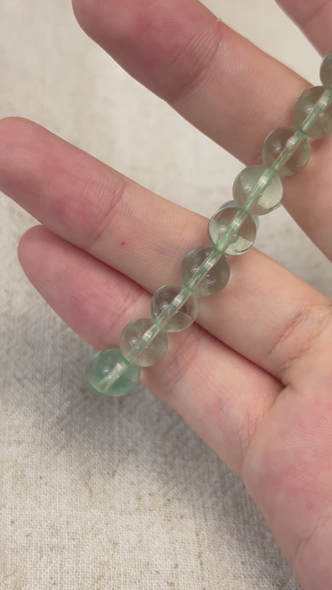 Green Fluorite Bracelet 8.0-8.4mm