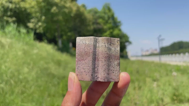 Natural Crystal Picture Jasper Mini Book Carving