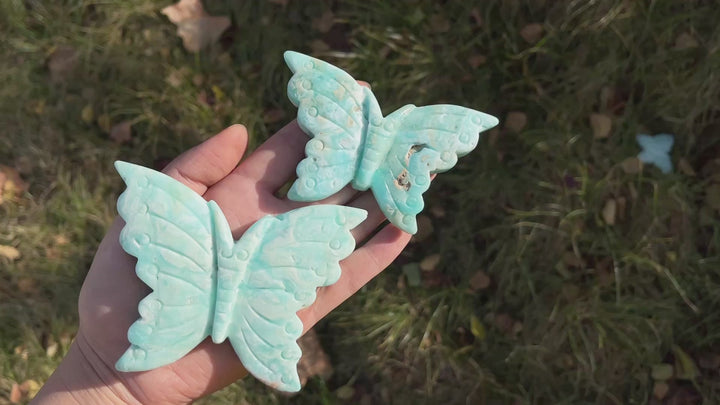 Natural Hemimorphite Butterfly