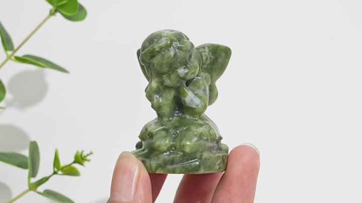 Natural Crystal Cute Serene Butterfly Fairy