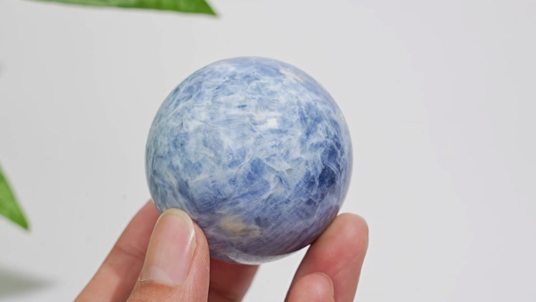 Natural Crystal Blue Kyanite Sphere