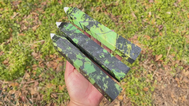 Natural Crystal Large Serpentine Point