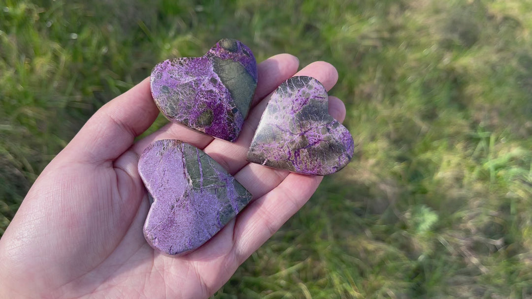 Natural Crystal Carving Atlantisite Heart