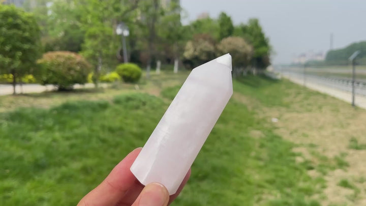 Pink Calcite Point
