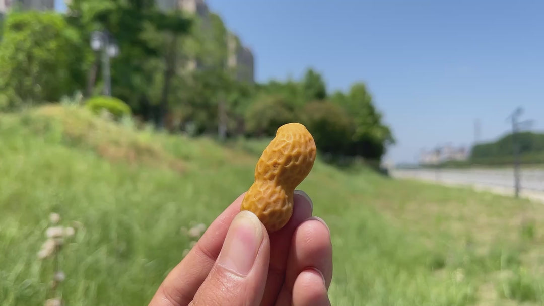 Natural Crystal Yellow Aventurine Peanut Carving