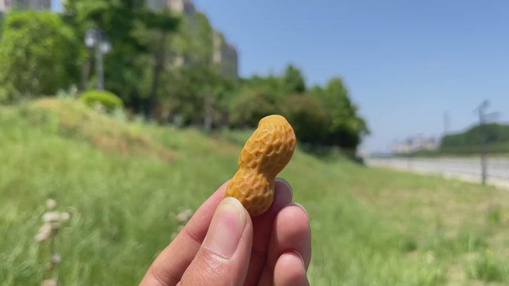 Natural Crystal Yellow Aventurine Peanut Carving