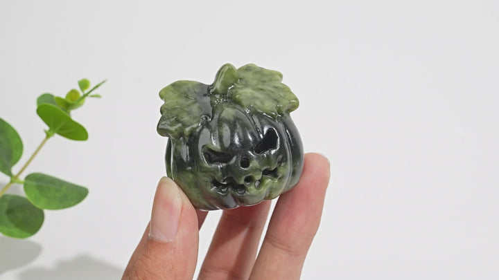 Natural Crystal Carving Hollow Pumpkin