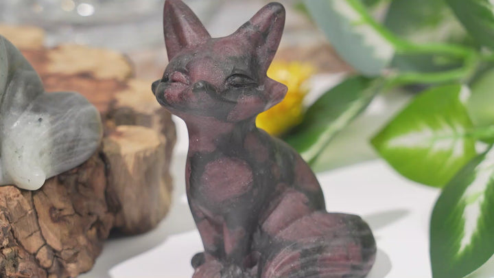 Natural Crystal Carving Fox