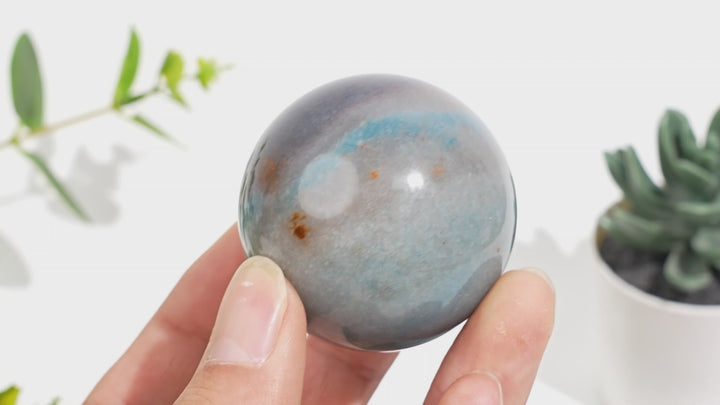 Natural Crystal Trolleite Sphere