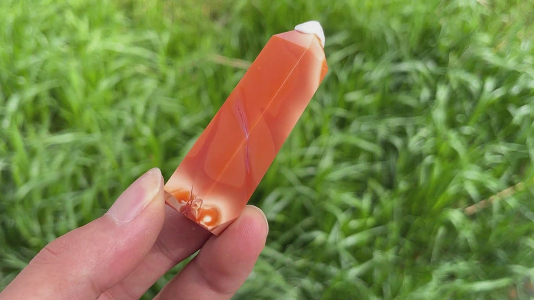 Natural Red Agate Point