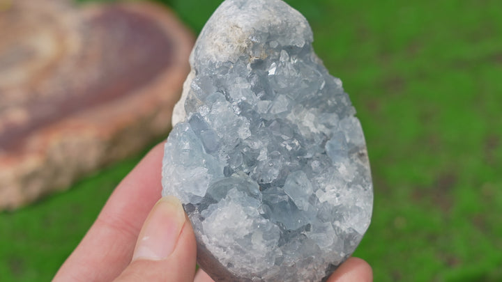 Natural Celestite Egg