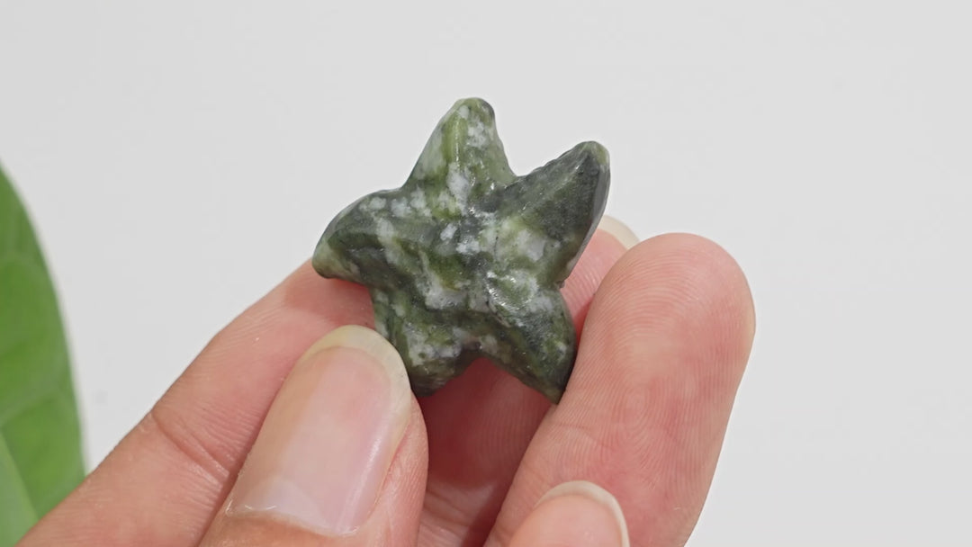 Natural Crystal Carving Mixed Material Starfish