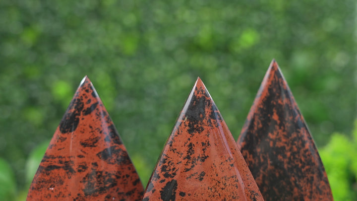 Natural Mahogany Obsidian Teardrop