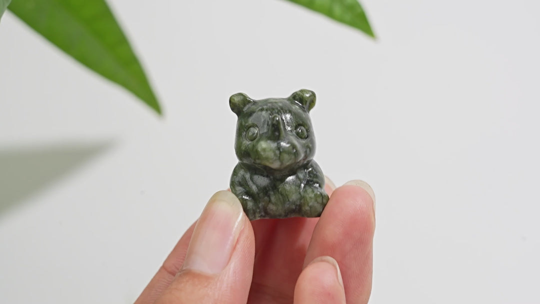 Natural Crystal Mini Rhinoceros Carving