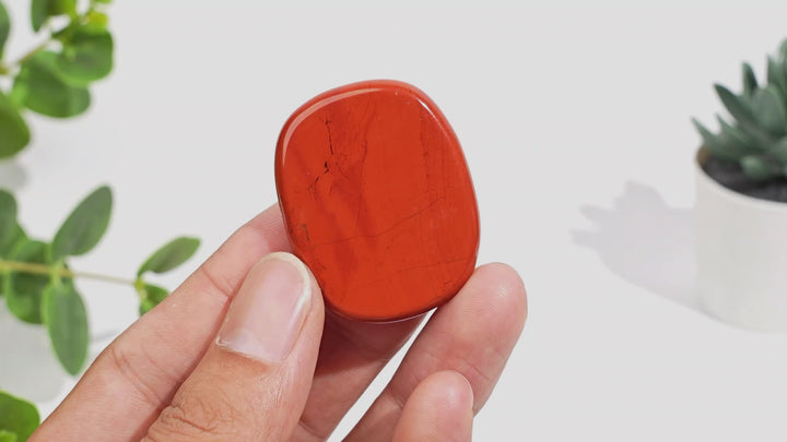 Natural Red Jasper Rounded Square Slabs