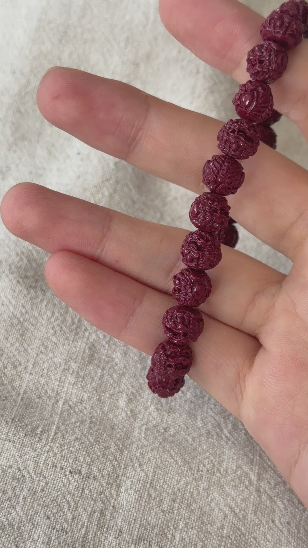Cinnabar Pixiu Bracelet 8.4-9.2mm