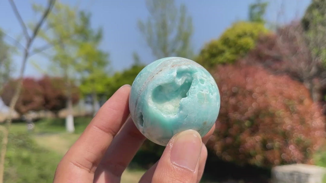 Natural Hemimorphite Sphere