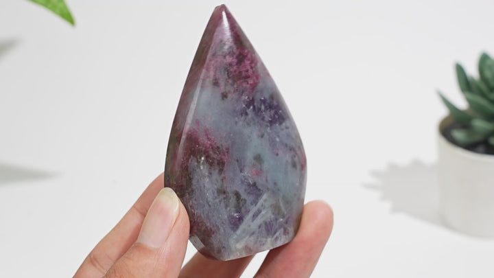 Natural Crystal Unicorn Stone Teardrop