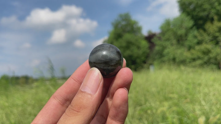 Natural Crystal Mini Labradorite Sphere