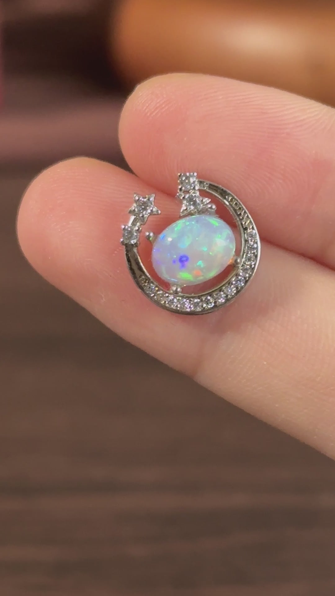 Opal Stud Earrings