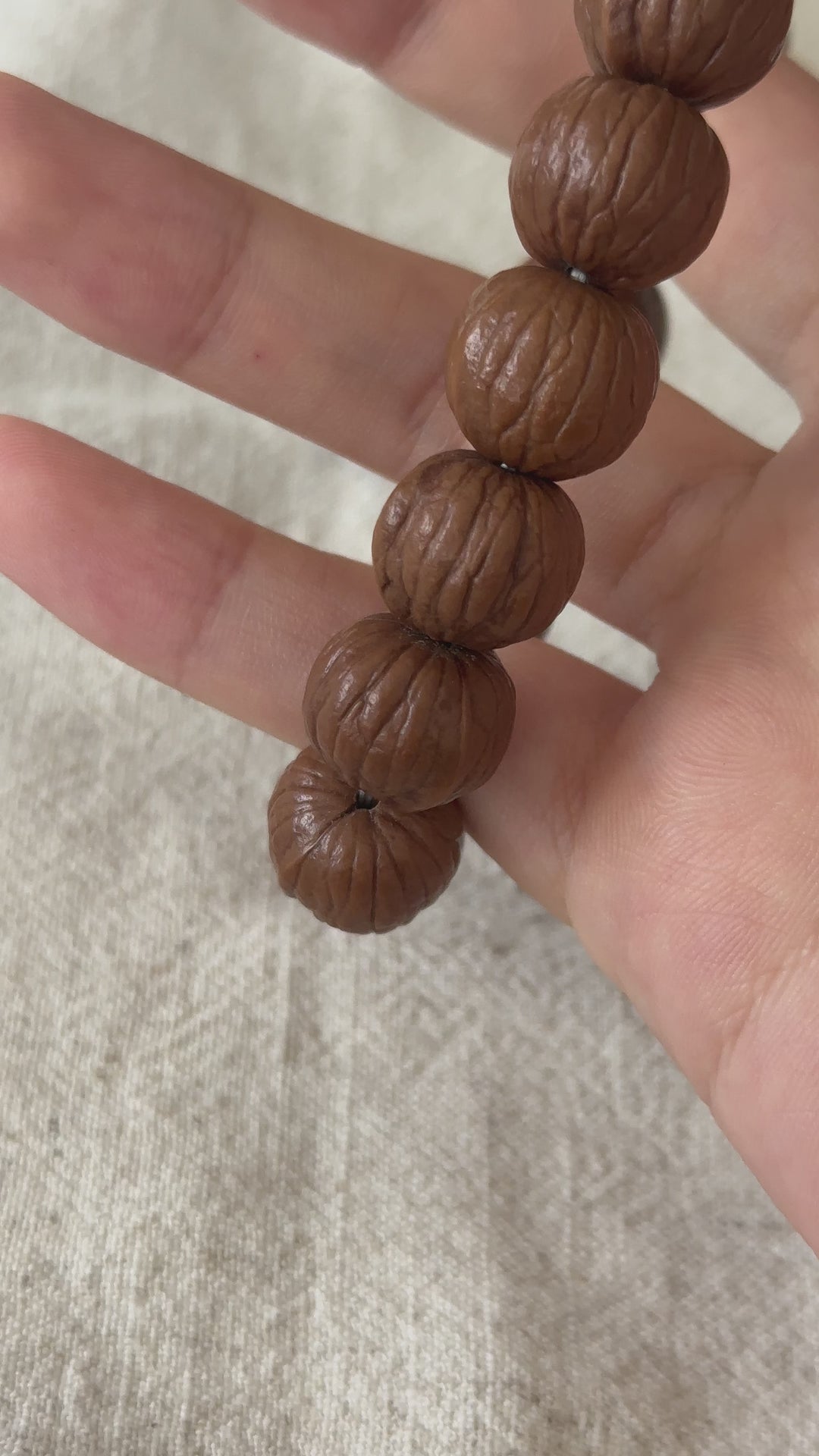 Monkey Head Walnut Bracelet 14.2-14.7mm