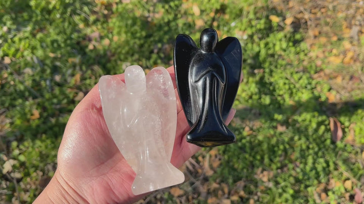 Natural Crystal Carving Angel