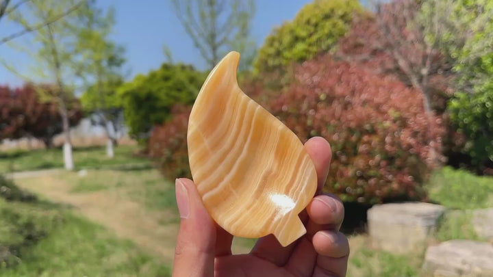 Natural Yellow Calcite Multi-Shape Bowls