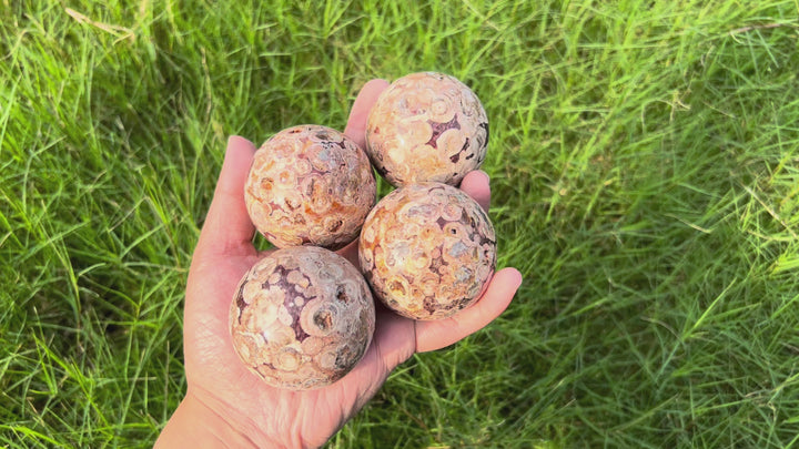 Natural Dragon Eye Agate Sphere