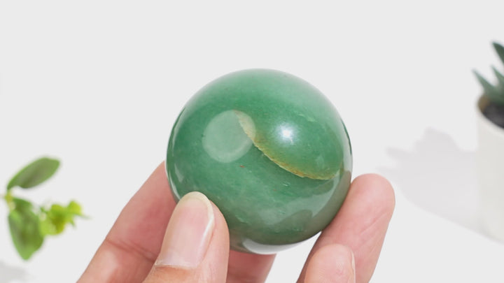 Natural Crystal Green Aventurine Sphere