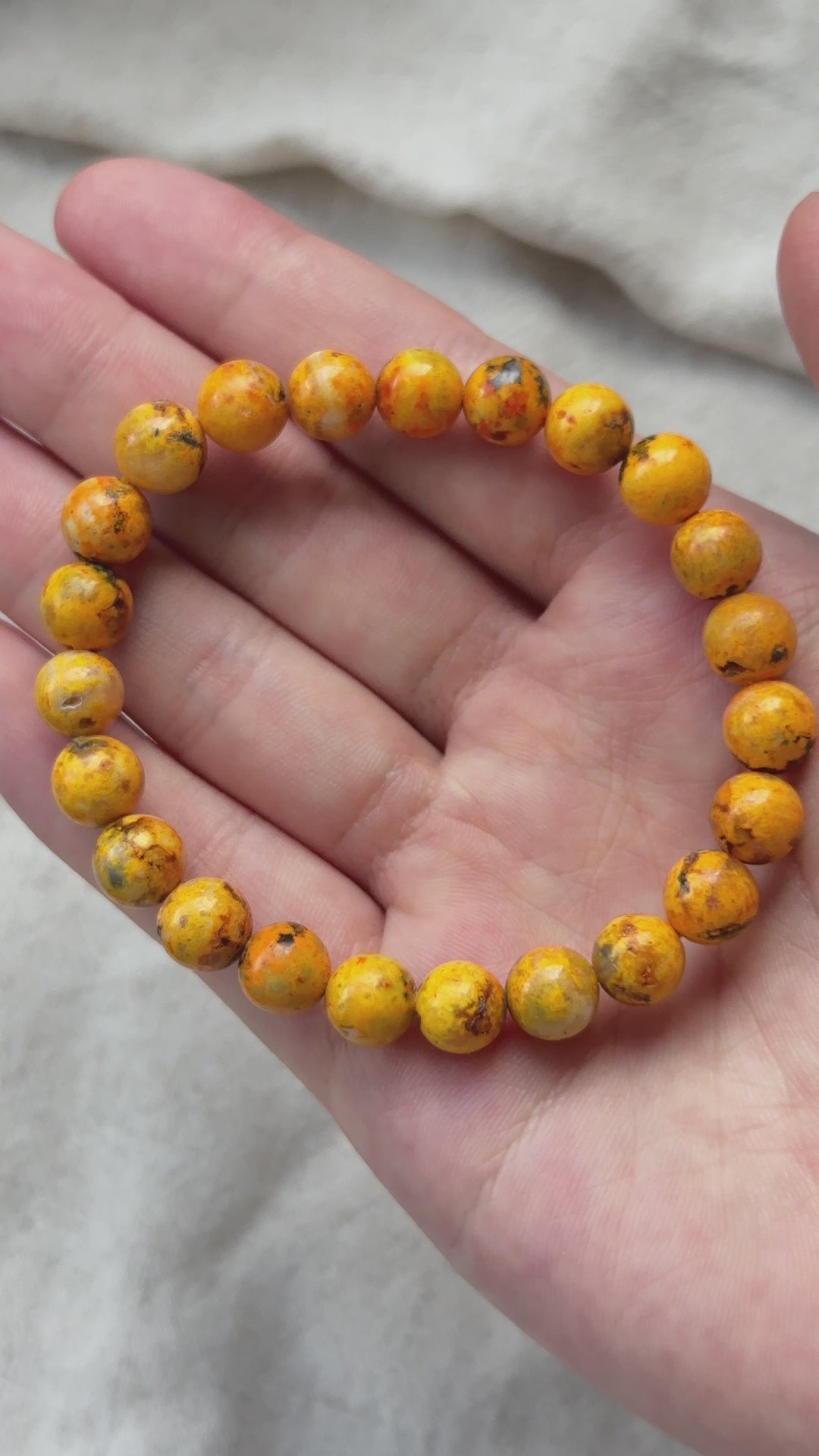 Bumble Bee Jasper Bracelet 8.9-9.3mm