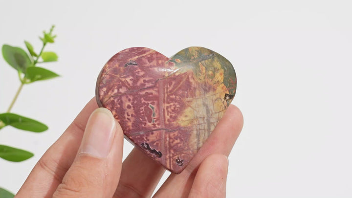 Natural Crystal Norina Jasper Heart