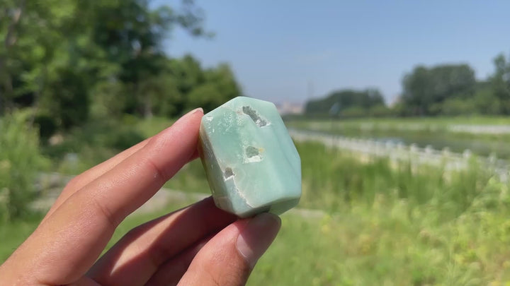 Natural Crystal Blue Quartzite Freeform