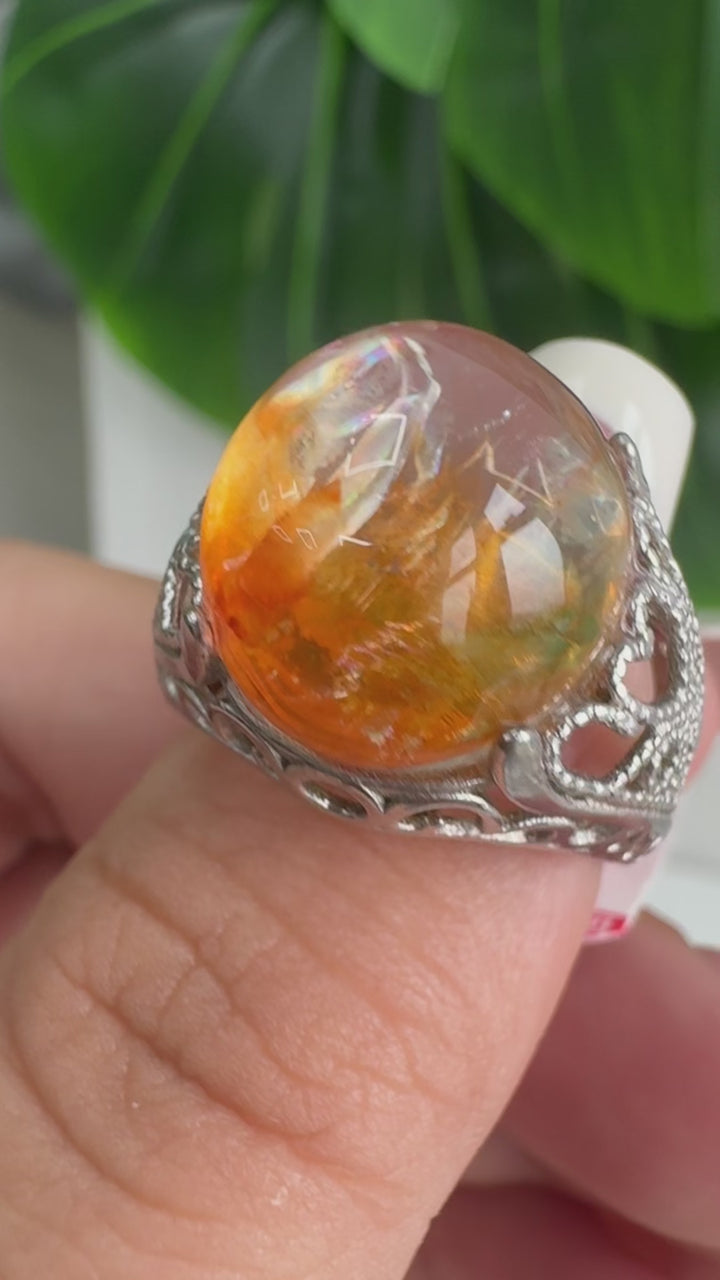 Fire Quartz Ring