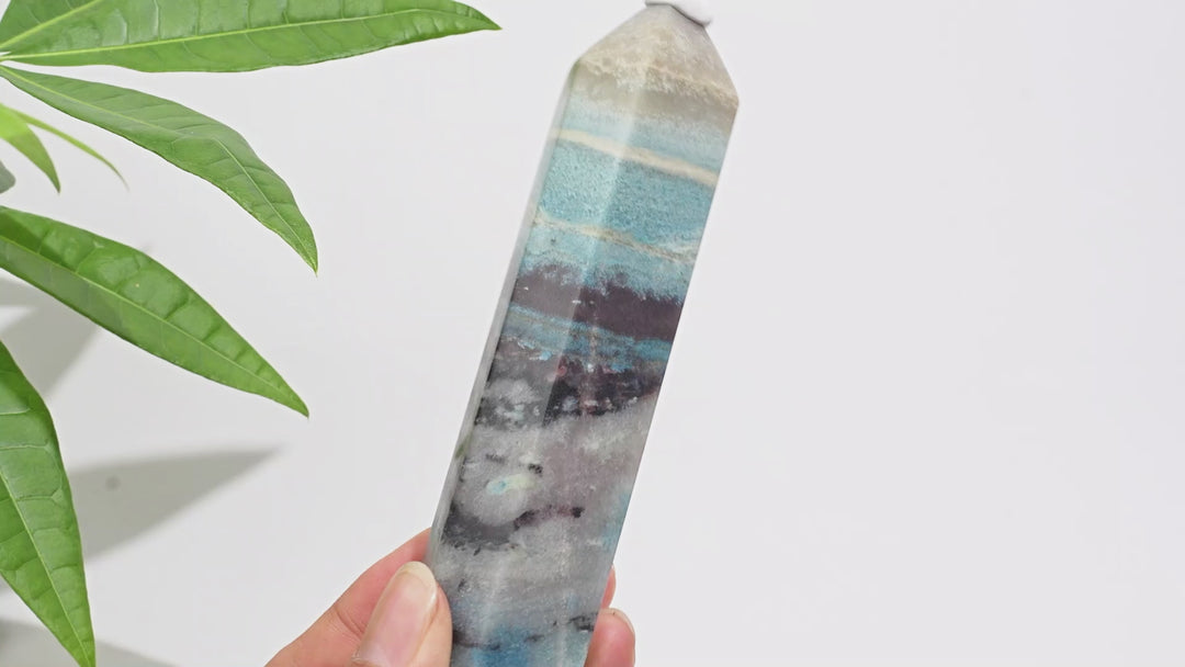 Natural Crystal Trolleite Point