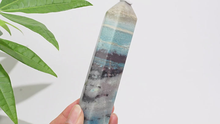 Natural Crystal Trolleite Point