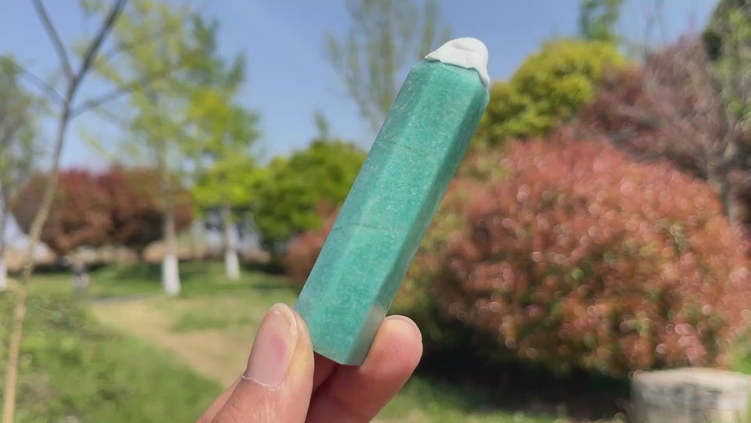 Natural Amazonite Crystal Point